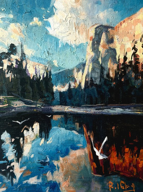 Mirror of mountains