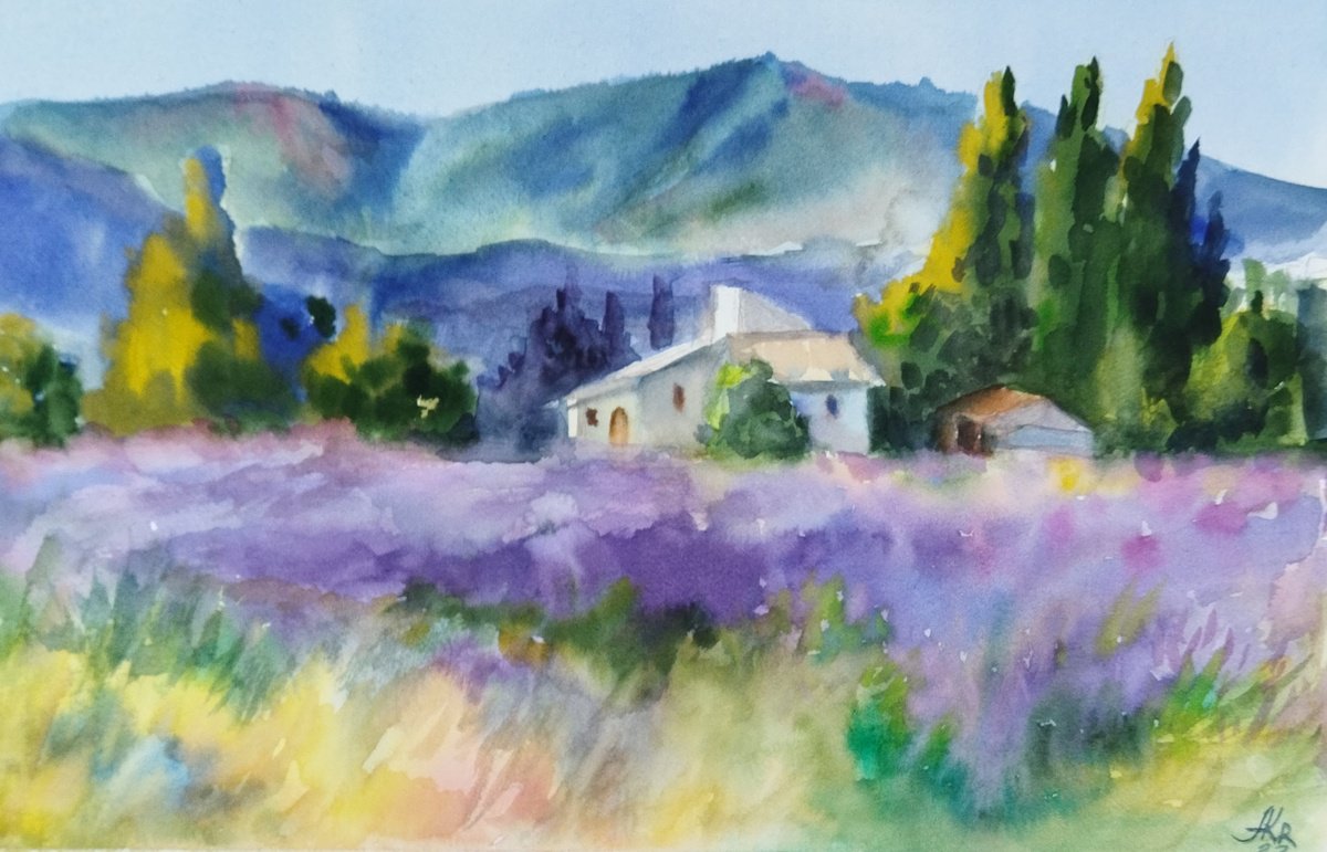 Scent of lavender by Ann Krasikova