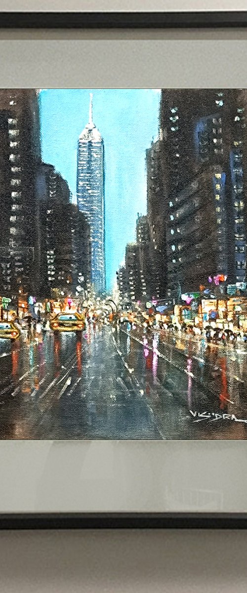 New York city lights by Vishalandra Dakur