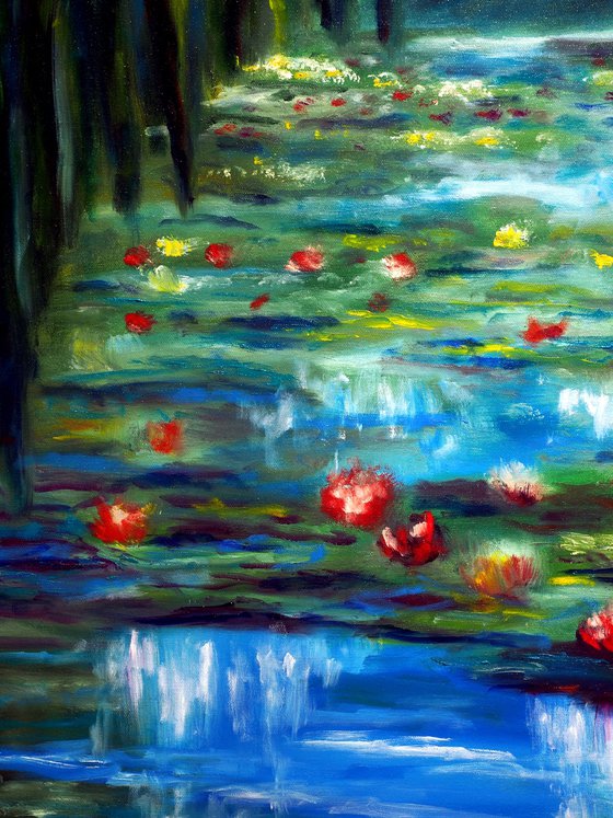 Monet Garden Water Lilies