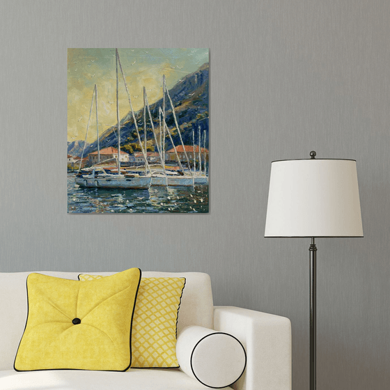 "Yachts at the berth"