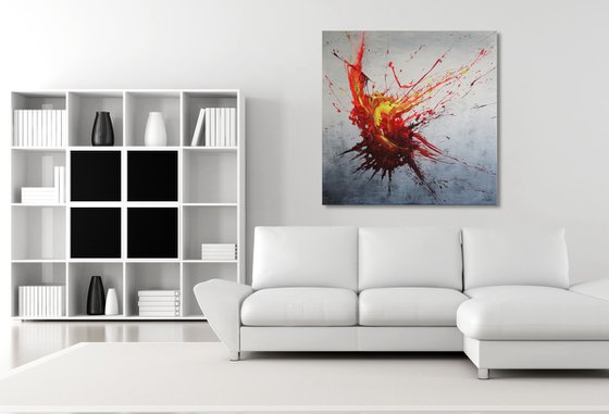 Eruption (Spirits Of Skies 100130) (100 x 100 cm) XXL (40 x 40 inches)