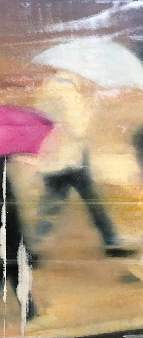 Running in the Rain by Dennis Crayon