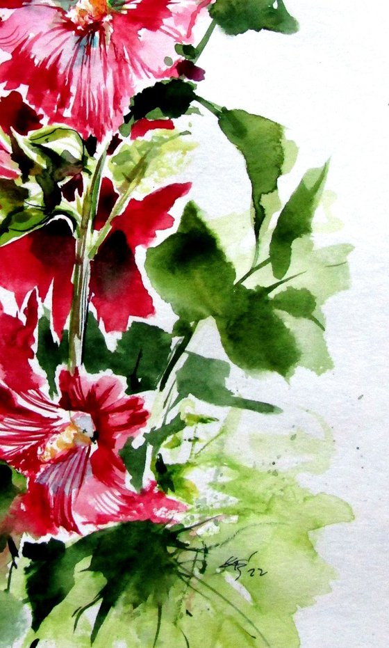 Mallow floral II