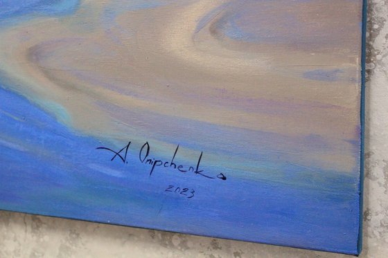 Sinding across the water