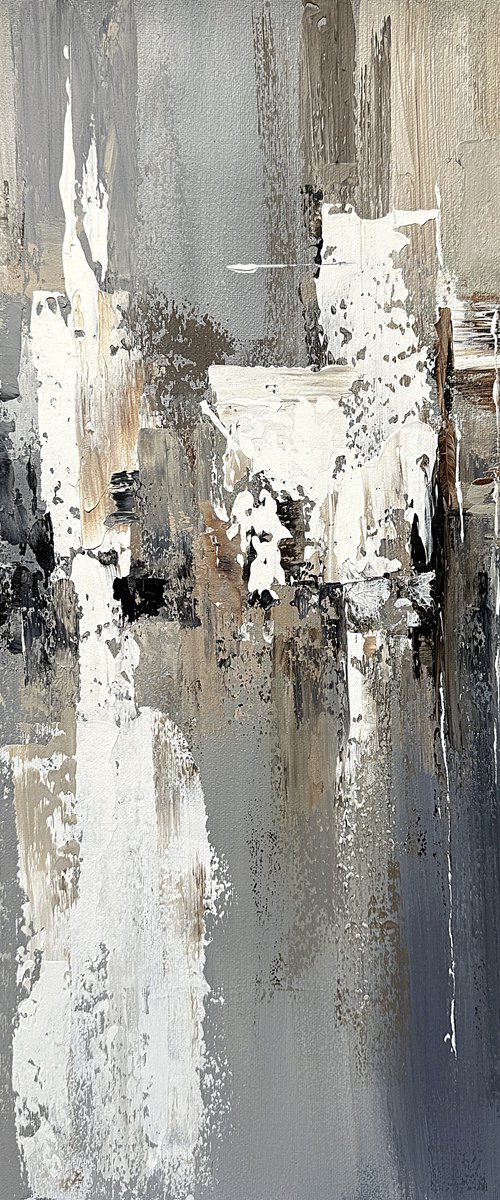 Ivory Beige abstraction by Tatiana Malinovscaia