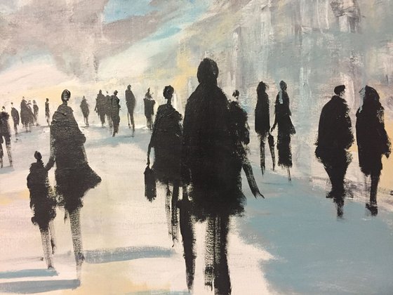 People walking #1 100x70cm