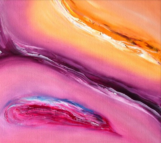 Osmosis, 100x70 cm, LARGE XL, original abstract painting, oil on canvas