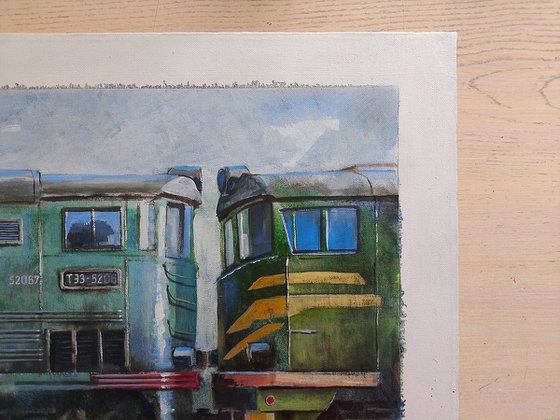 On the siding