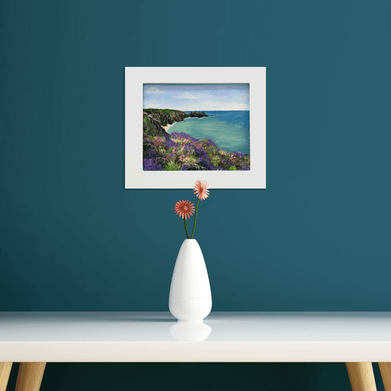 Cornwall Cliffs - Mini Painting