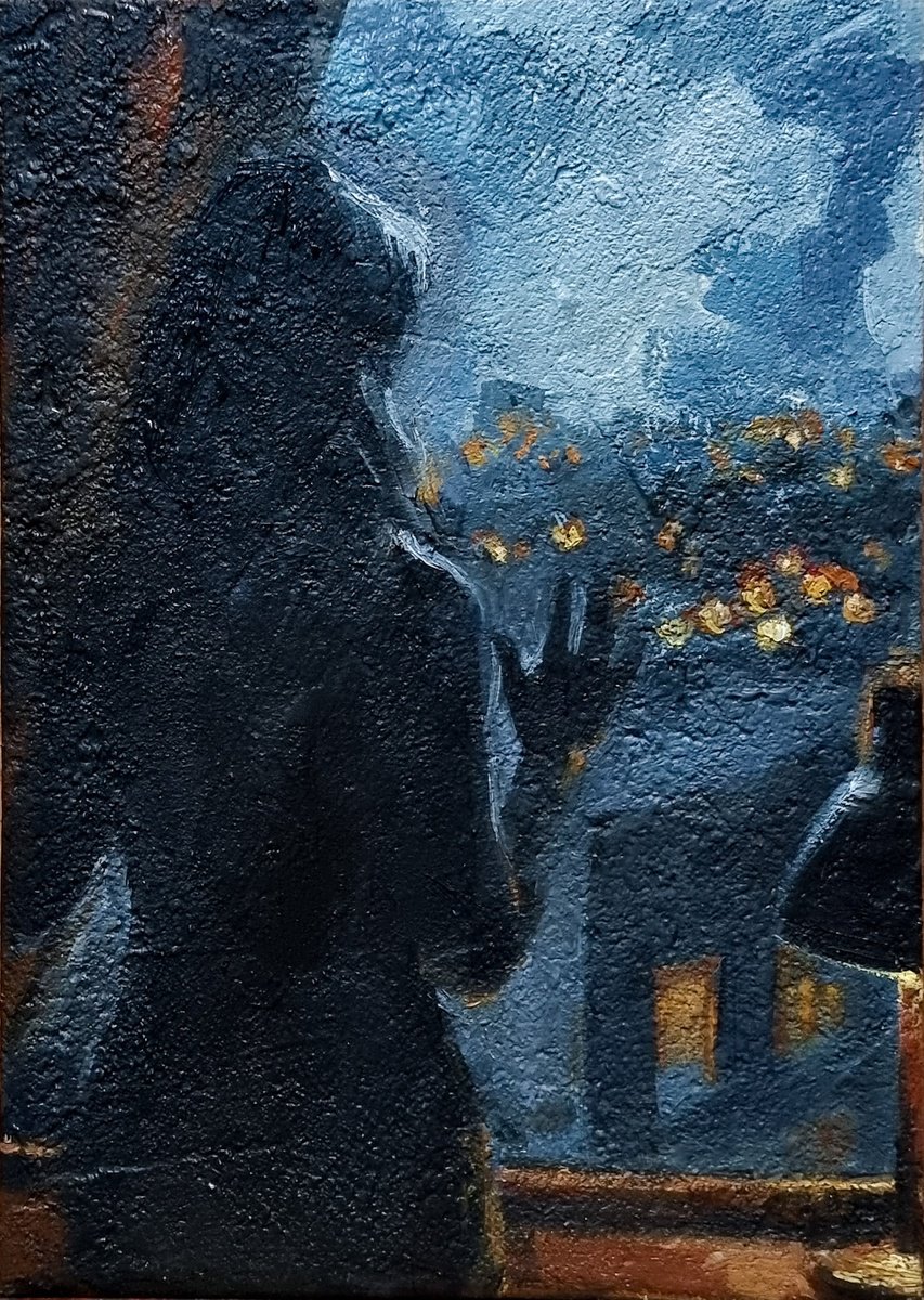 Expressive Oil Painting , Window Of Hope, 7 By Artmoods Tp, 6 X 8, Artwork For Sale On Artfinder
