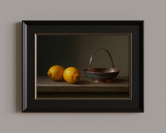 Still life with lemons