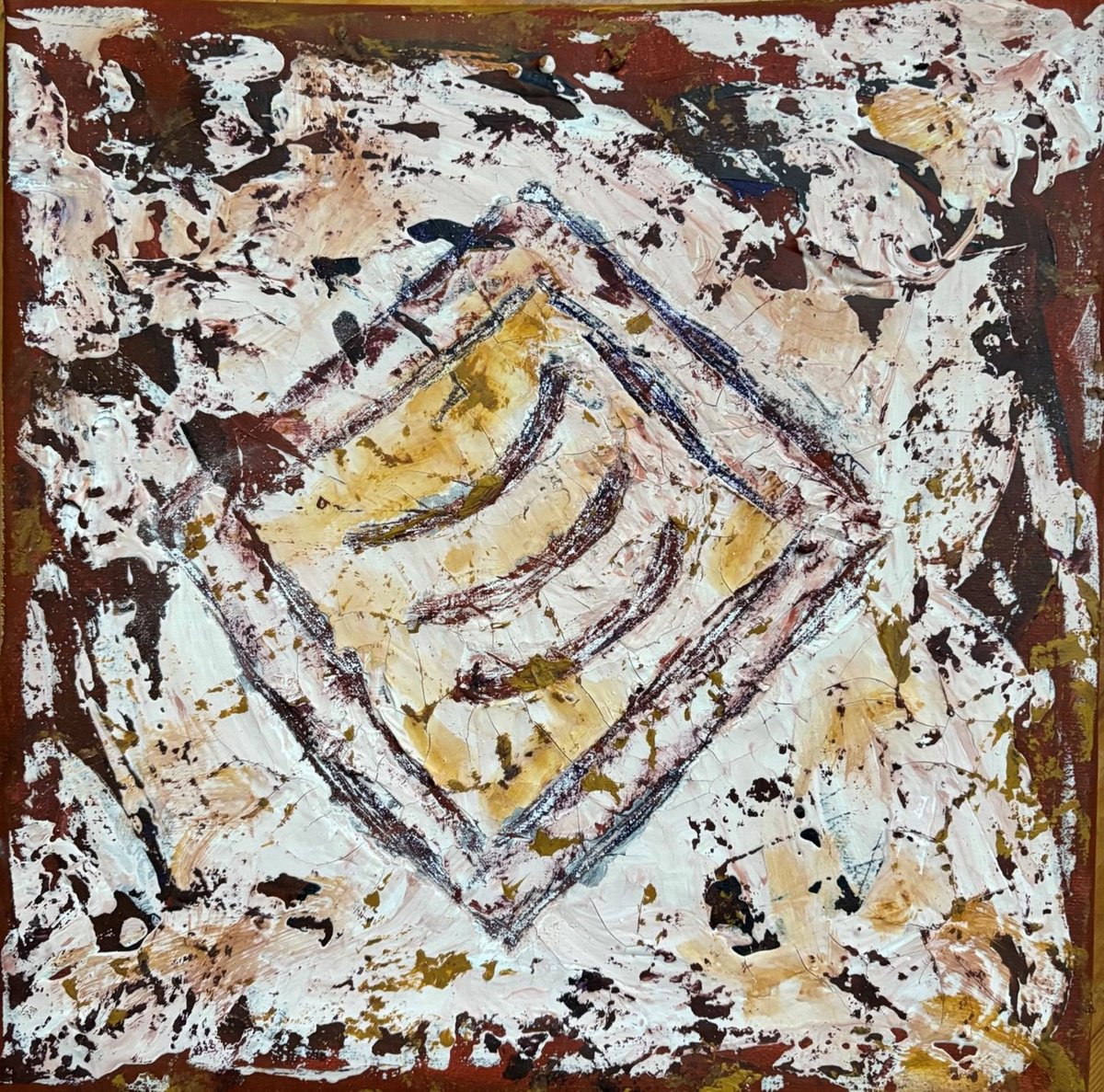 Ancestral Hearth: The Trypillia Code By Tetiana Pchelnykova, 12 X 12, Artwork For Sale On Artfinder