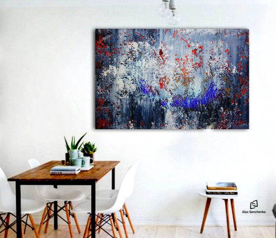 150x100cm. / abstract painting / Abstract 1130