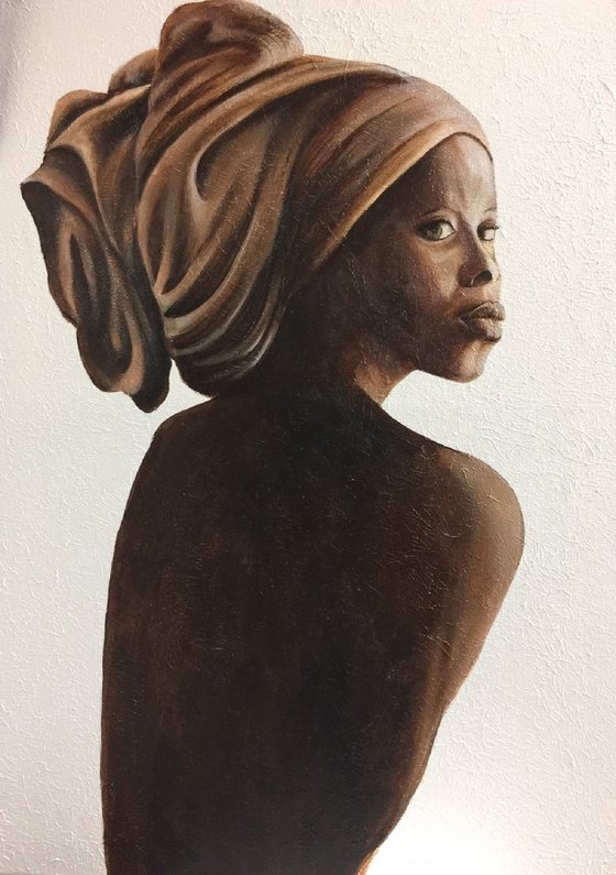 African woman portrait.