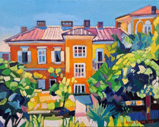 Orange house