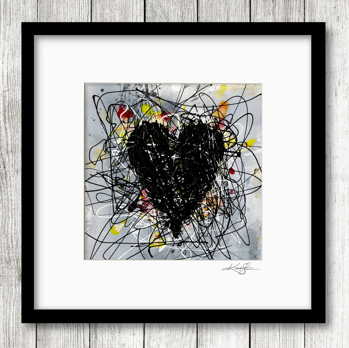 A Beautiful Heart 5 - Abstract Painting by Kathy Morton Stanion by Kathy Morton Stanion