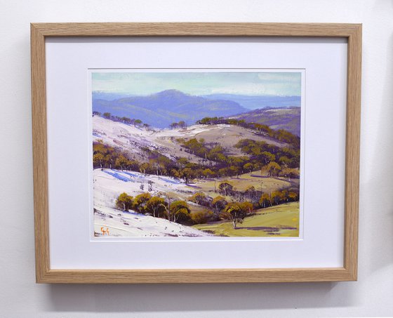 Winter snow landscape