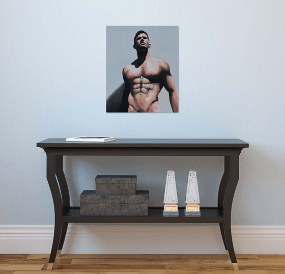 “Toward the Light” - Male figure