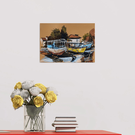 Boats on Virpazar