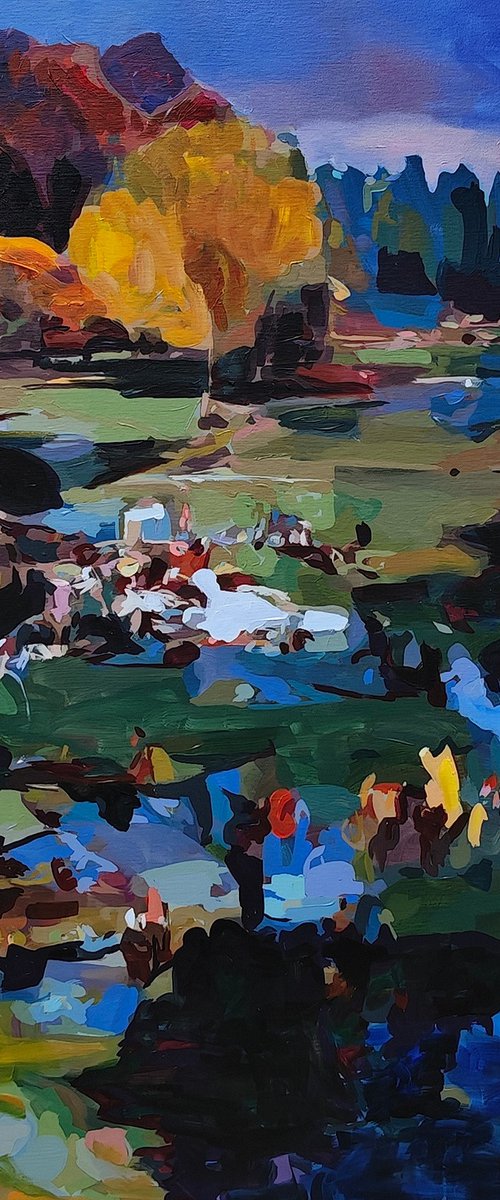 Party on the lake by Daniel Bulimar Henciu