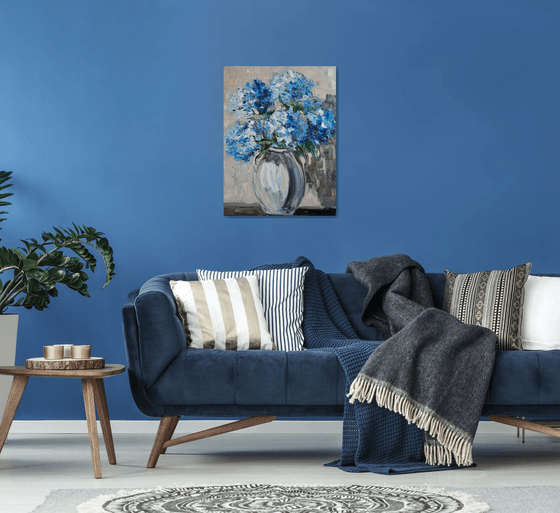 Blue Hydrangeas