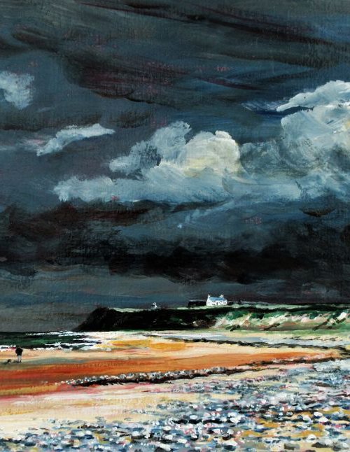 Ballaugh Beach, Before the Storm - Isle of Man by Max Aitken