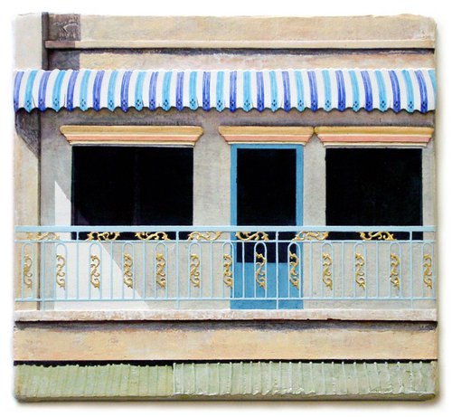 Blue Balcony by Kevin Jackson