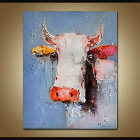 Colorful cow