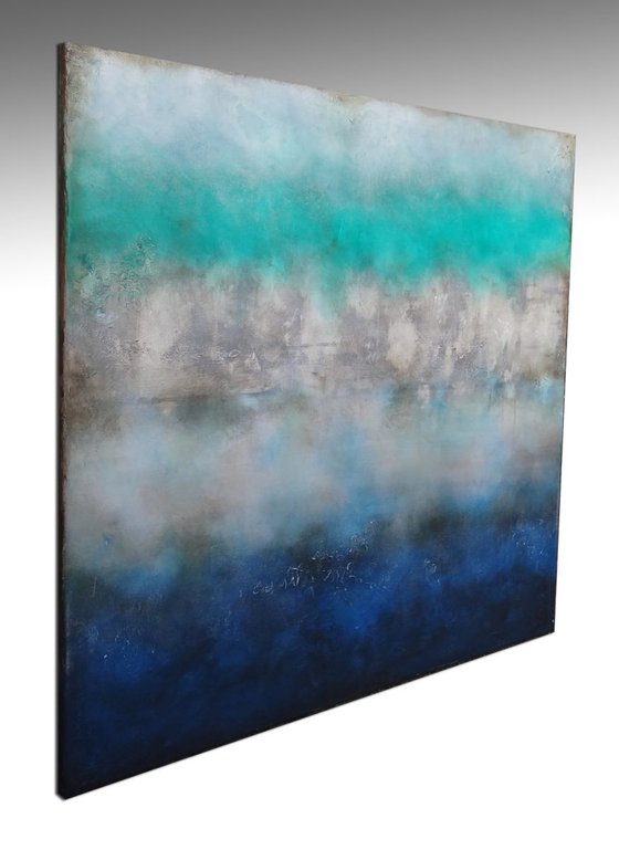 coastlines II (100 x 100 cm)