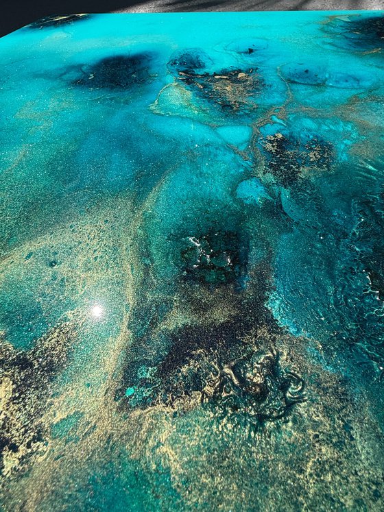 Golden Halo, Blue Depth #5