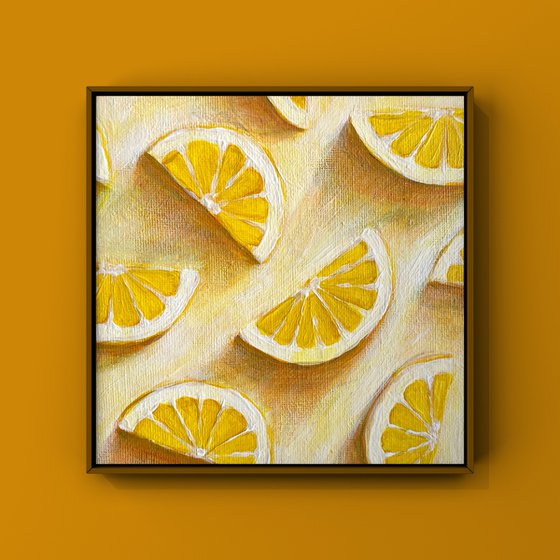 Lemon.  Fruit abstract 2/4