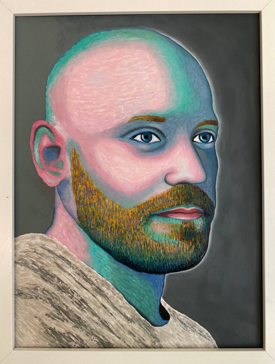 Surrealistic Oil Painting , Kris By Stefano Pallara, 13 X 17, Artwork For Sale On Artfinder