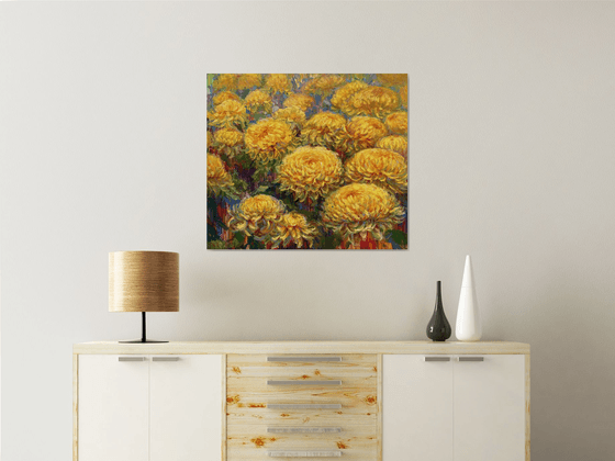 "Bouquet of yellow flowers"