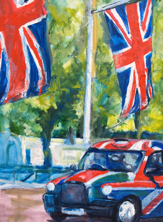 Union Jack celebrations in the Mall