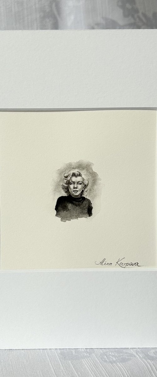 Marilyn Monroe miniature by Alina Karpova