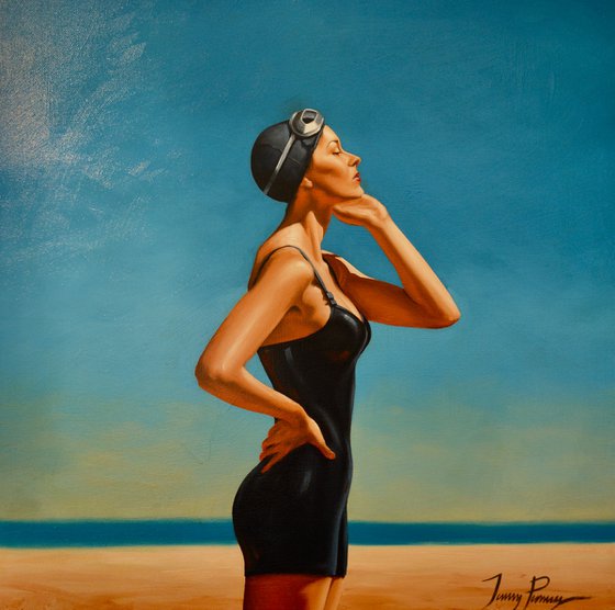 Drying off - in black