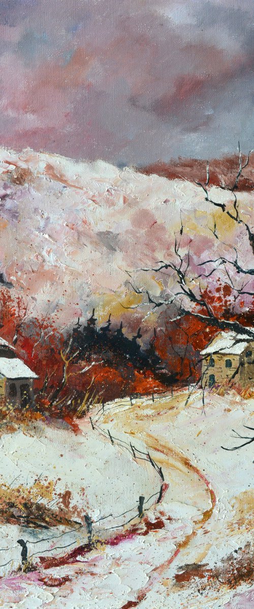 Snowy landscape 78 by Pol Henry Ledent