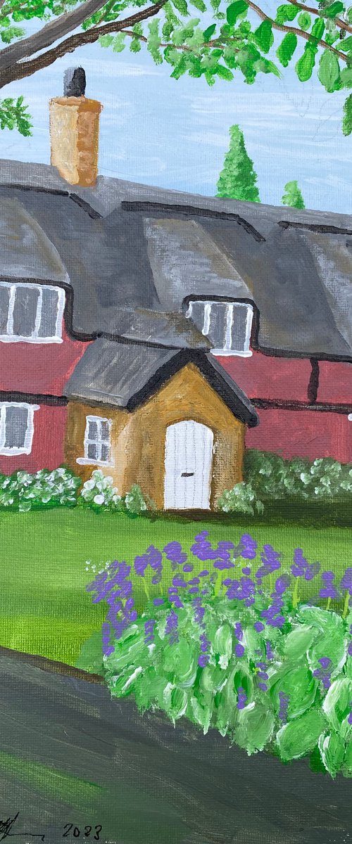 Ireland- Balimacoda Thatch Cottage by Alan Horne Art Originals