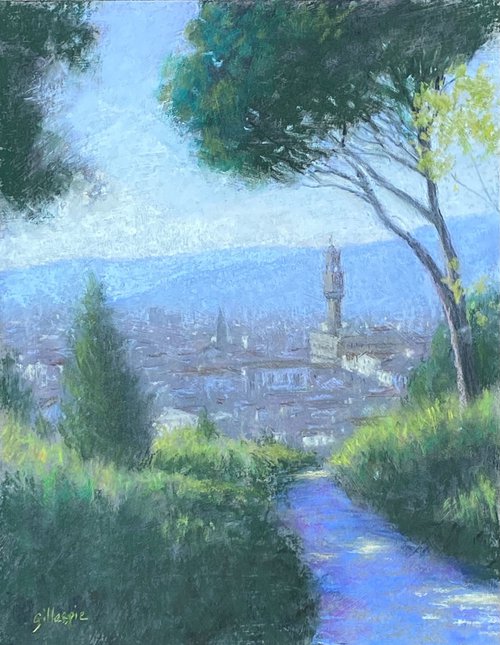 View of Florence, with the Palazzo Vecchio by Michael Gillespie