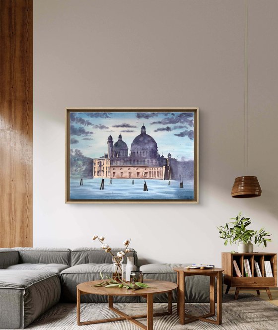 Warm Foggy Sunrise in Venice