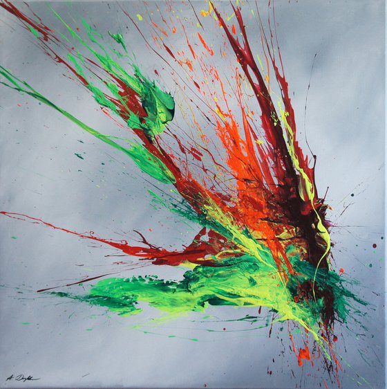 Luminous Bursts VIII (Spirits Of Skies 064148) (80 x 80 cm) XXL (32 x 32 inches)