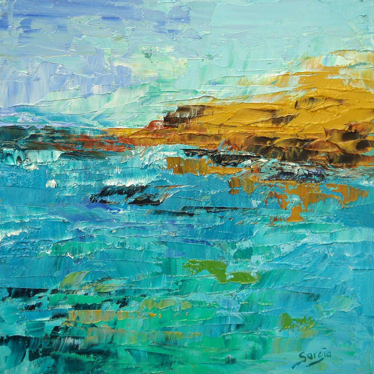 1203-19Q By Saroja Van Der Stegen, 9 X 9, Artwork For Sale On Artfinder