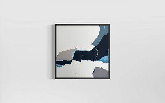 Balance in Blue 50*50 cm