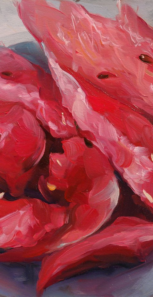 "Study in Red" by Lena Vylusk