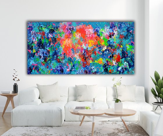 Palette 6 - Large Colorful Abstract Painting