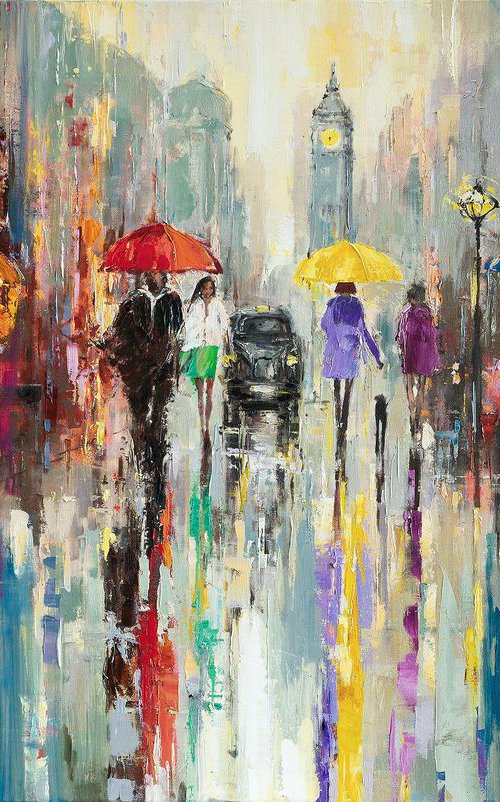 London Scene by Ewa Czarniecka