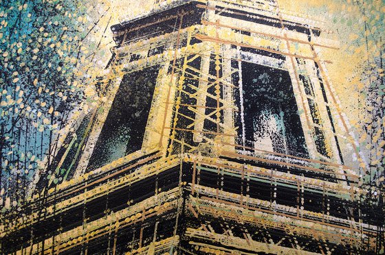 The Eiffel Tower At Sunset