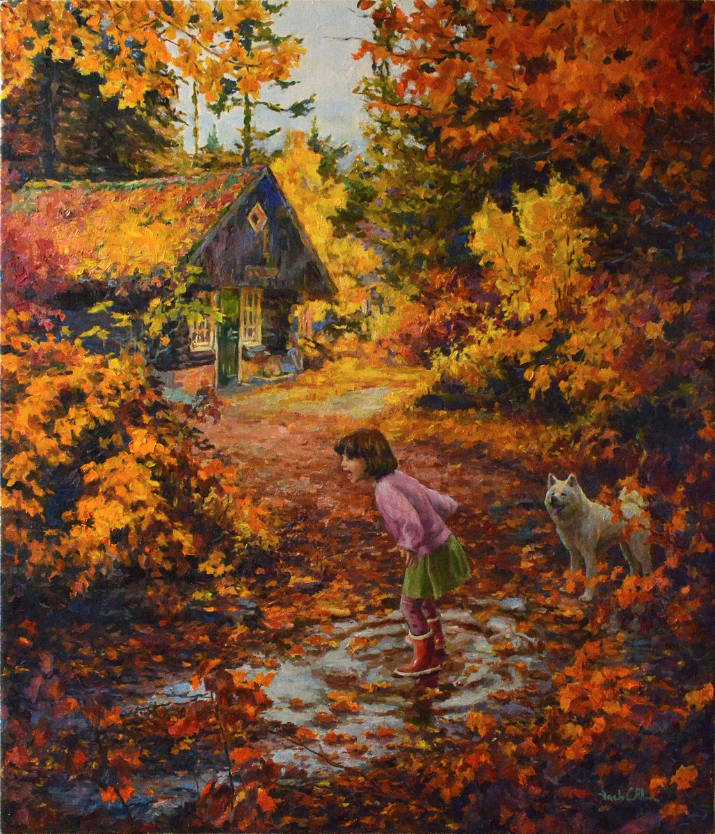 Childhood By Vachagan Manukyan, 24 X 28, Artwork For Sale On Artfinder