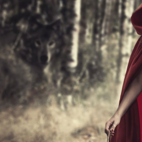Fine Art Photography Print, Red Riding Hood, Fantasy Giclee Print, Limited Edition of 25